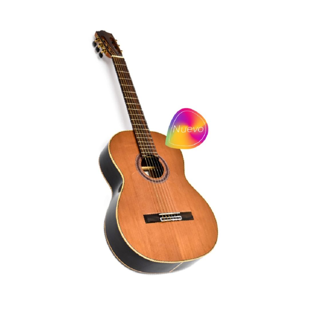 Juguete Musical Guitarra Grande De Madera