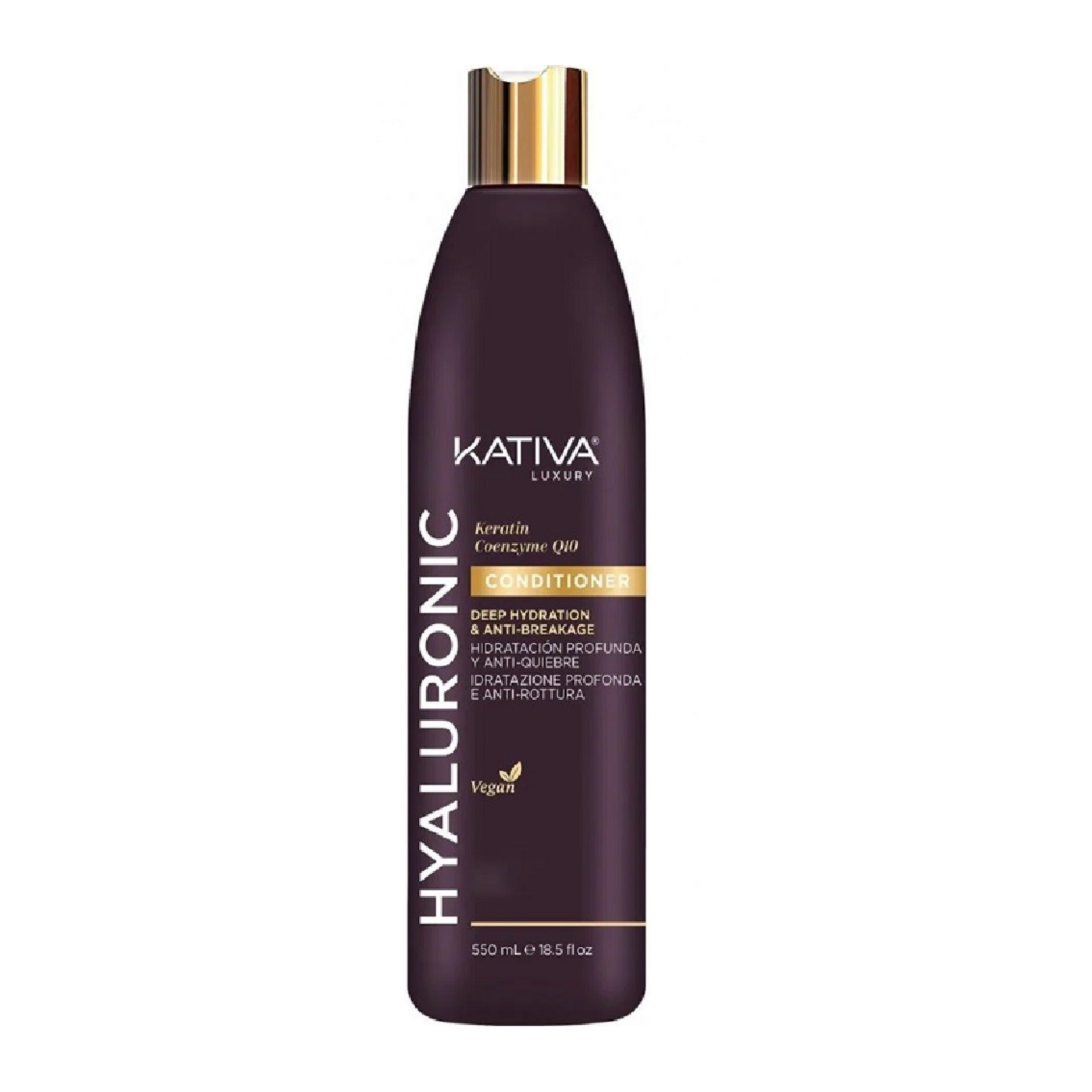 Kativa Acondicionador Hyaluronic Hidratacion Profunda de 550 ml