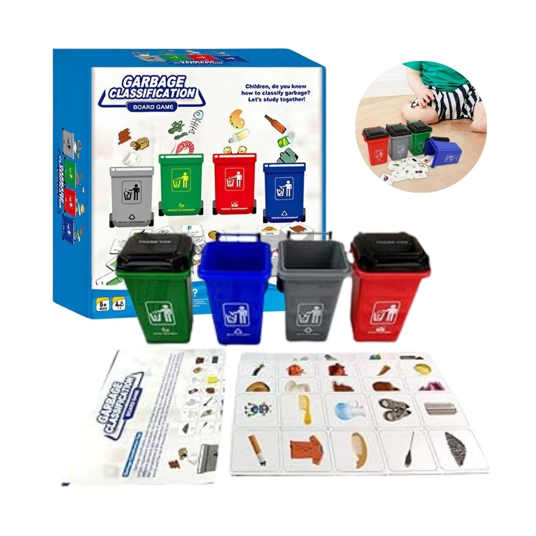 Juguete Didáctico de Reciclaje de Gestión de Residuos para Niños