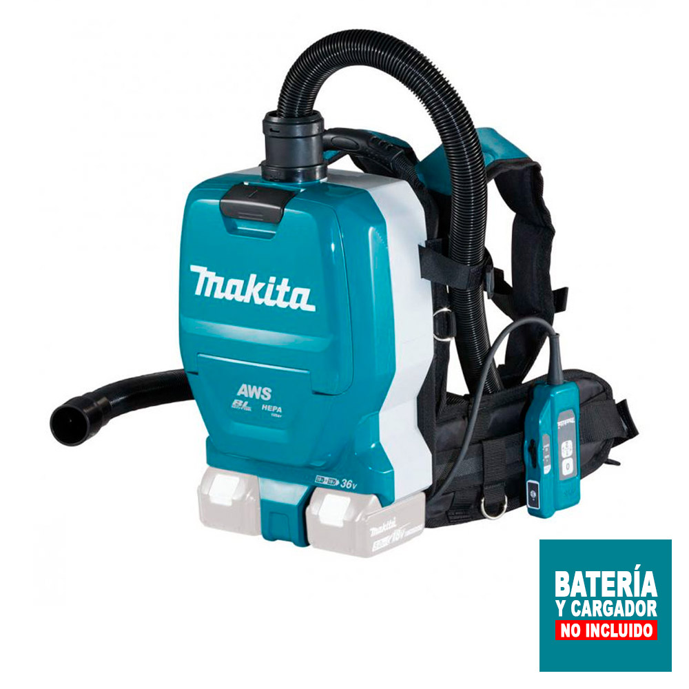 Ripley - ASPIRADORA TIPO MOCHILA MAKITA 18VX2 BL-LXT SIN BATARÍA