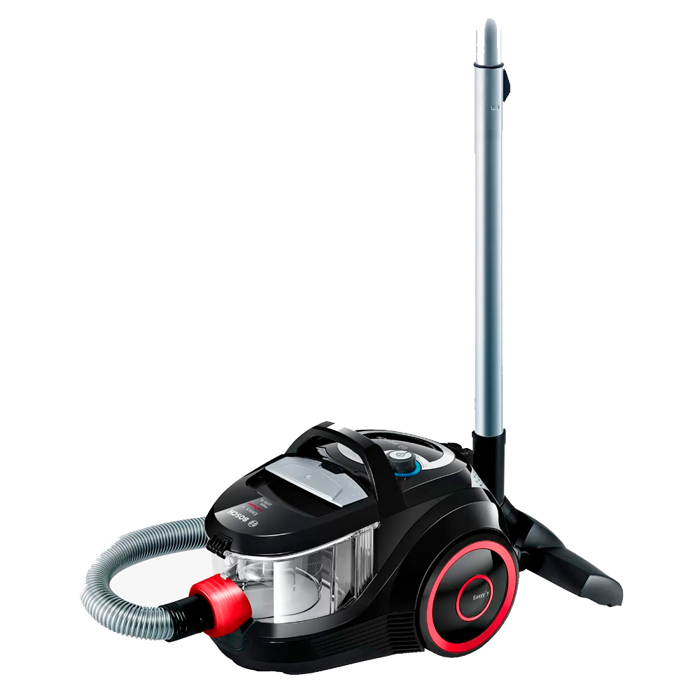 ASPIRADORA SIN BOLSA NEGRO BOSCH BGS2UPWER1 CON RUEDAS 2500W